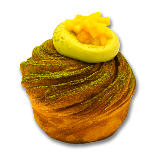 Matcha Mango Yuzu Cruffin